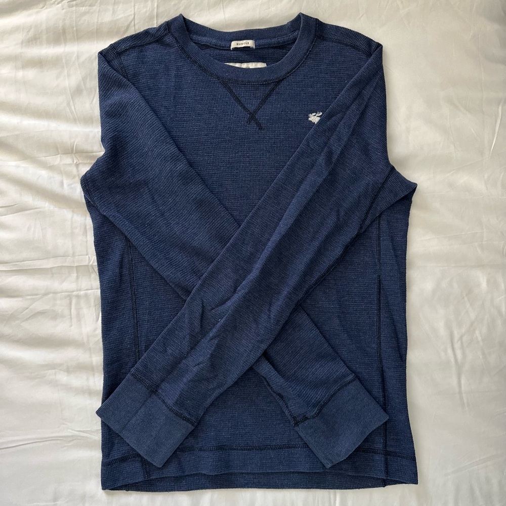 Medium Blue Abercrombie & Fitch Sweater